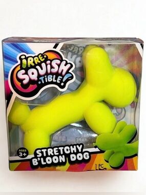 Viral Yellow Balloon Dog Stretchy Squish Toy